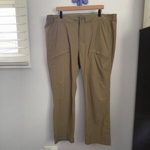Free Soldier 42 Beige Outdoor Cargo Pants Waterproof‎ Quick Dry Tactical Stretch